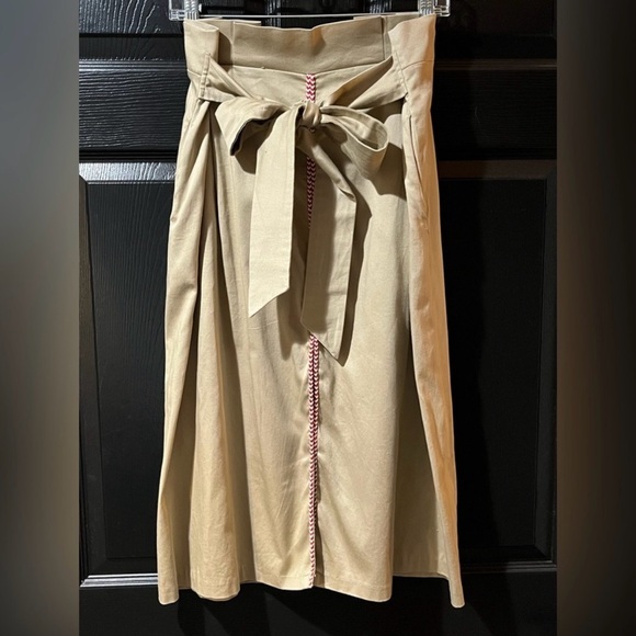 Vilagallo Tie Waist Skirt - Picture 1 of 10